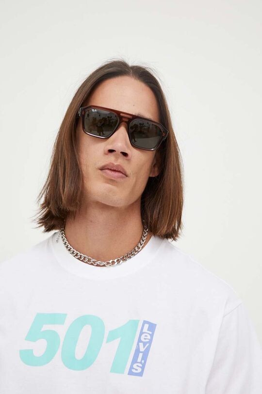

Хлопковая футболка Levi's, белый