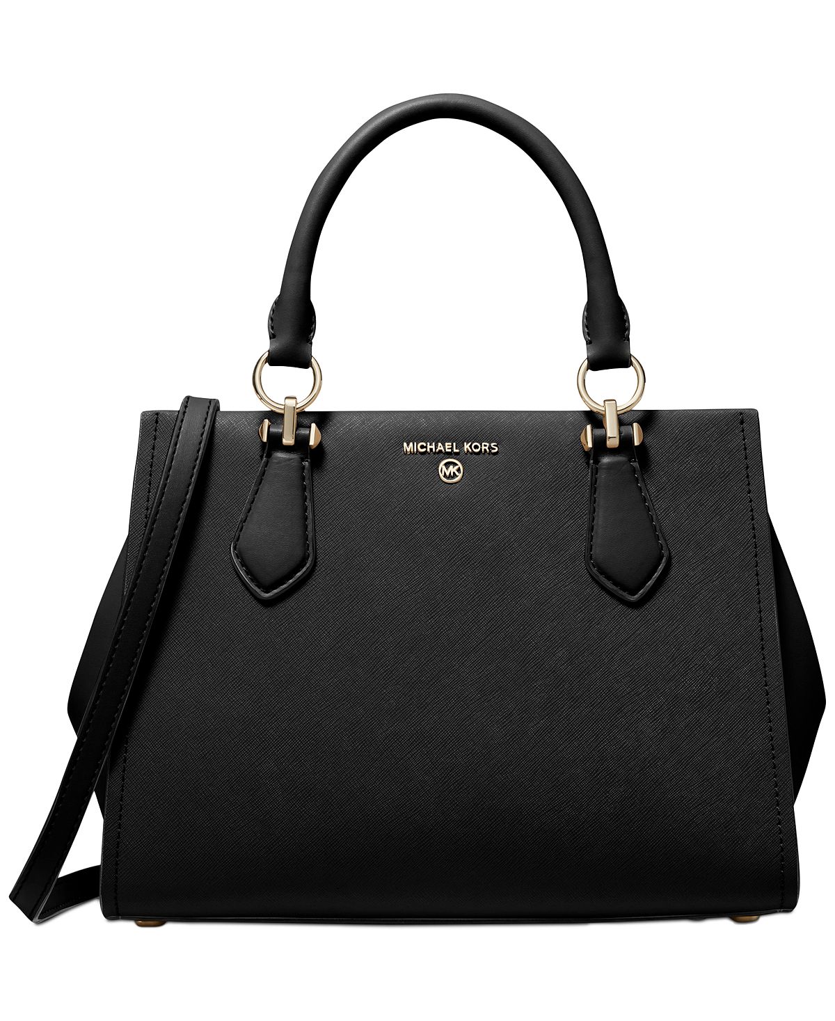 Кожаная сумка Мэрилин среднего размера Michael Kors, черный кожаная сумка мешок townsend среднего размера michael kors цвет black