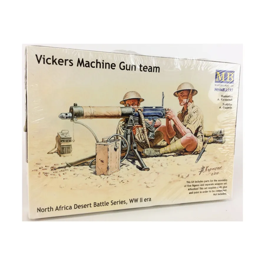 

Пулеметная команда Виккерса - серия сражений в пустыне Северной Африки, WWII Models - United Kingdom (1:35) (Master Box)