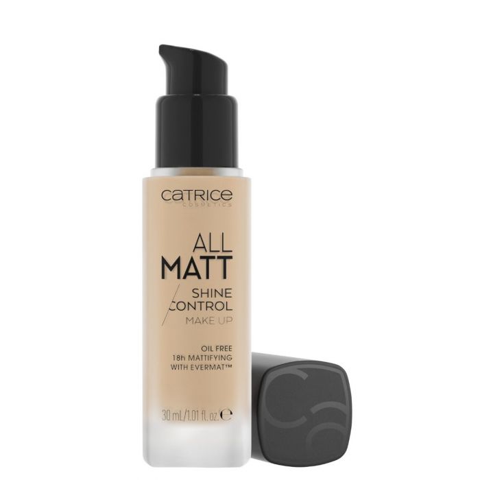 Тональная основа Base de maquillaje All Matt Shine Control Catrice, 020 N Neutral Nude Beige основа под макияж shine control