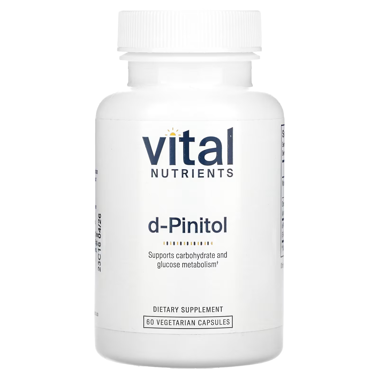 Vital Nutrients d-пинитол 60 вегетарианских капсул