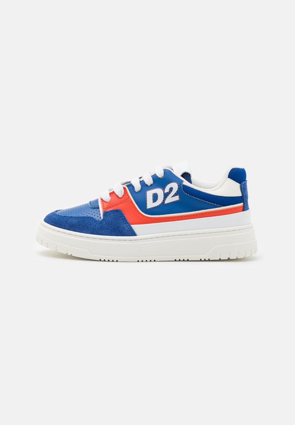 Низкие кроссовки Unisex Dsquared2, цвет blue/white/red