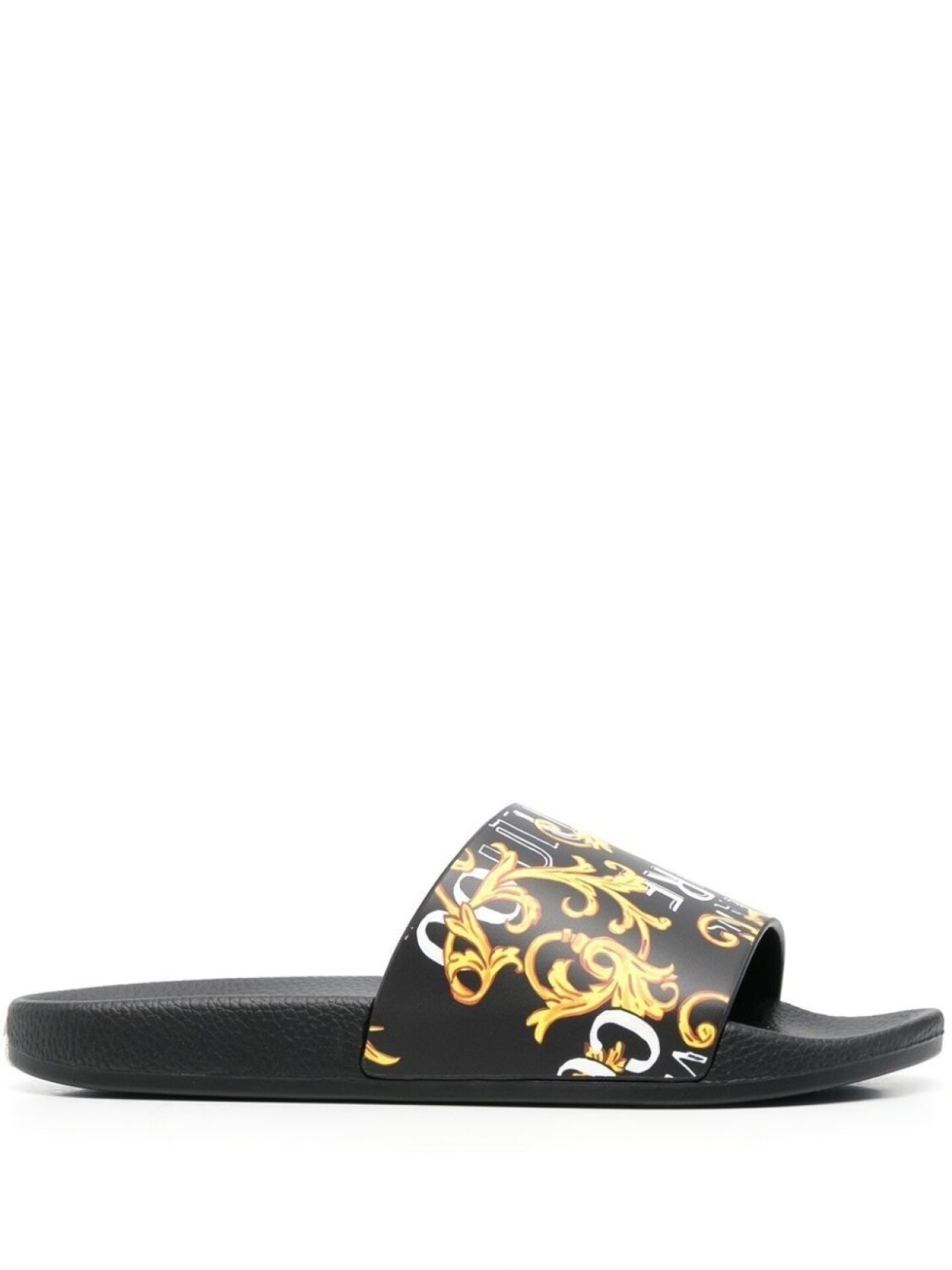 

Versace Jeans Couture шлепанцы с принтом Barocco, черный