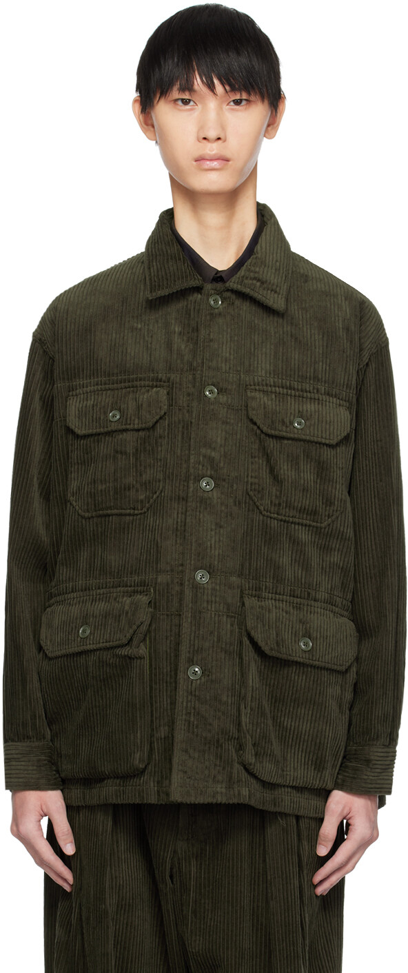 

Зеленая куртка в стиле саффолк Engineered Garments, Зеленый