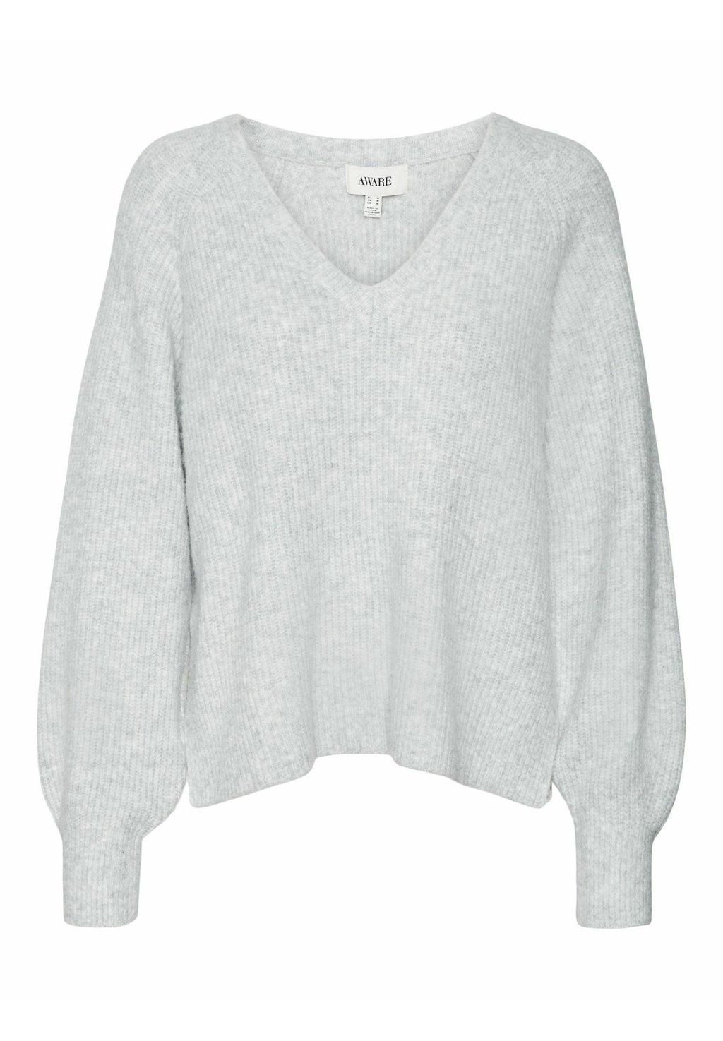 

Свитшот Vero Moda STAZIE LS V-NECK, цвет light grey melange