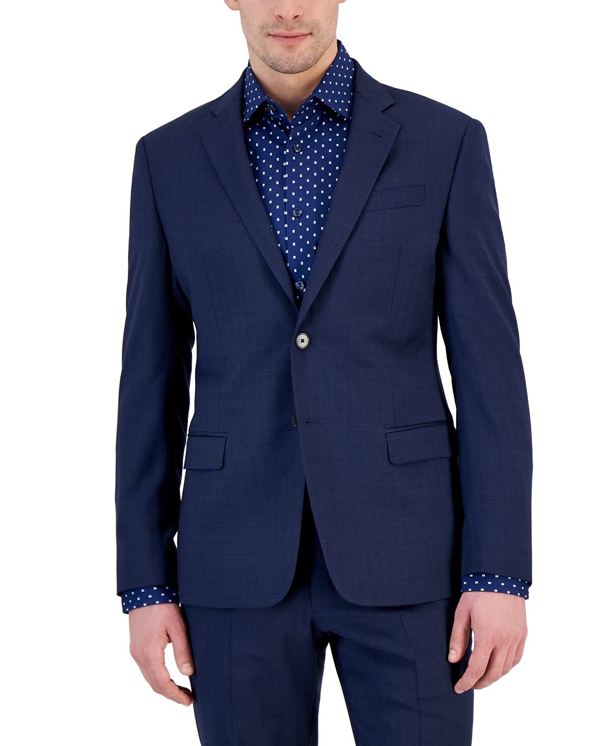

Armani Exchange Мужской синий однотонный пиджак Armani Exchange