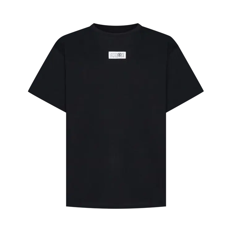 

Футболка MM6 Maison Margiela Jersey 'Black', черный