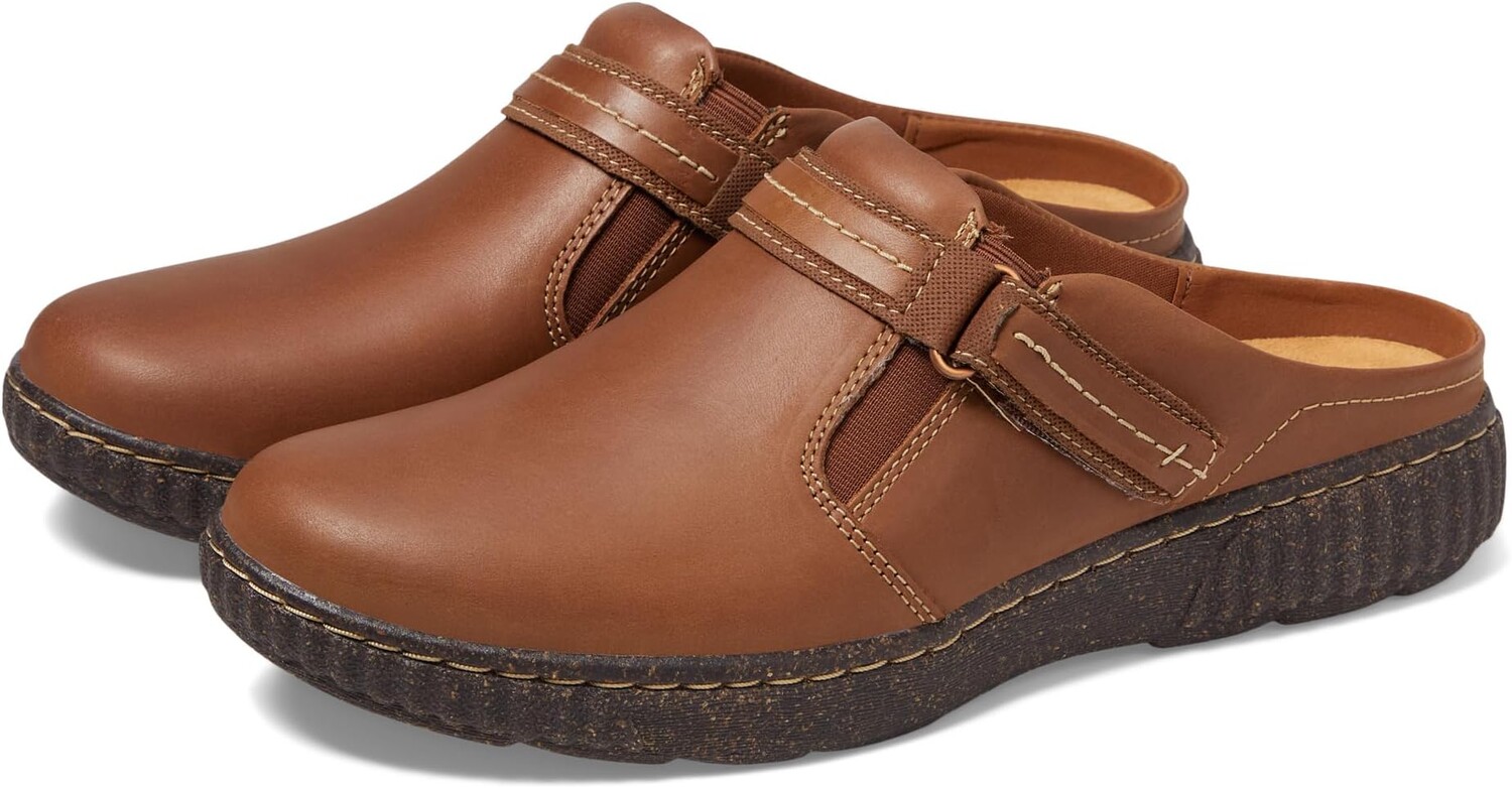 

Лоферы Caroline May Clarks, цвет Dark Tan Leather