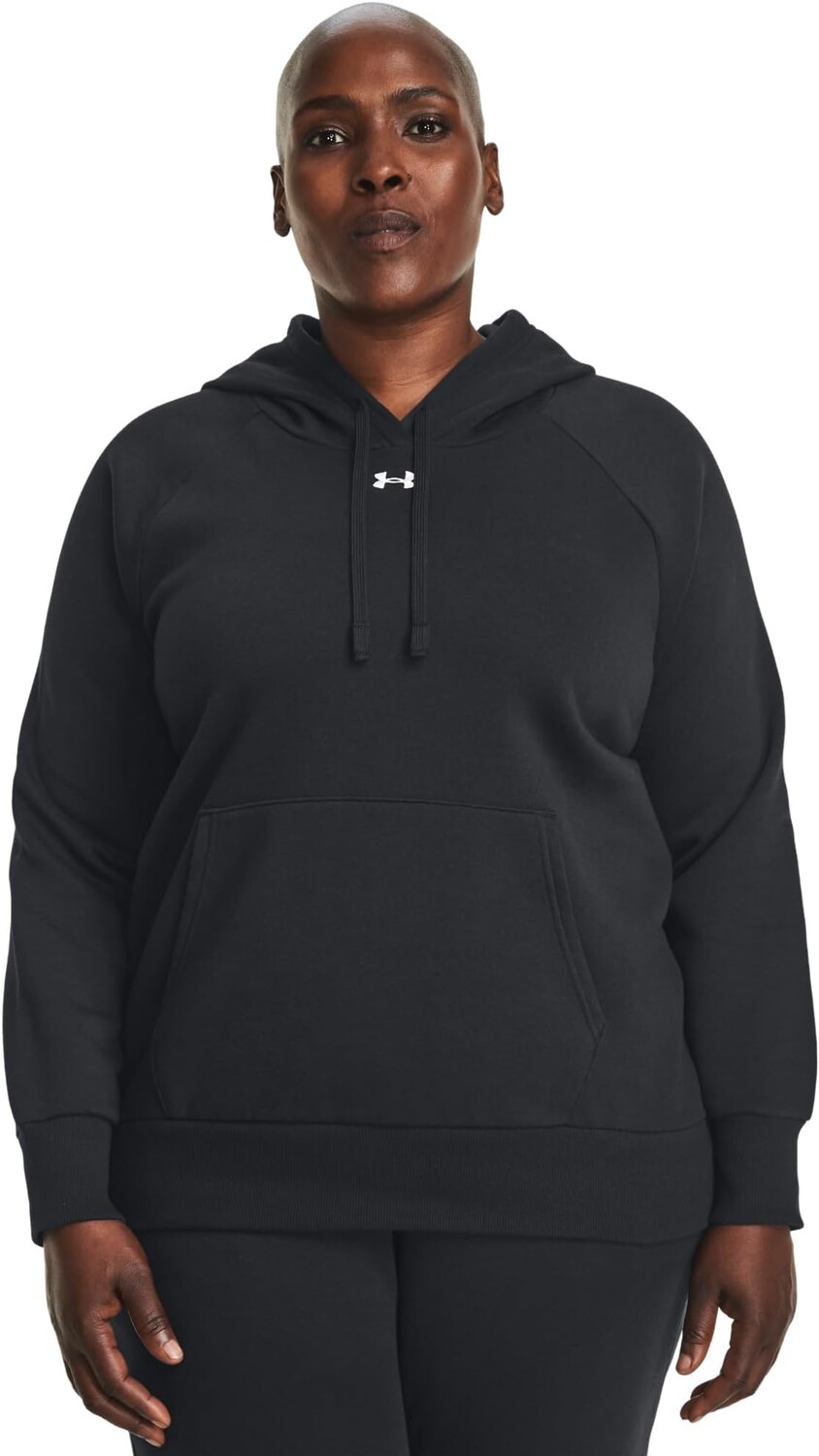 

Флисовая толстовка Rival больших размеров Under Armour, цвет Black/White