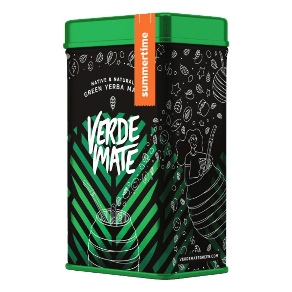 

Йербера – банка + Верде Мате Зеленый Летнее время 0,5кг Verde Mate