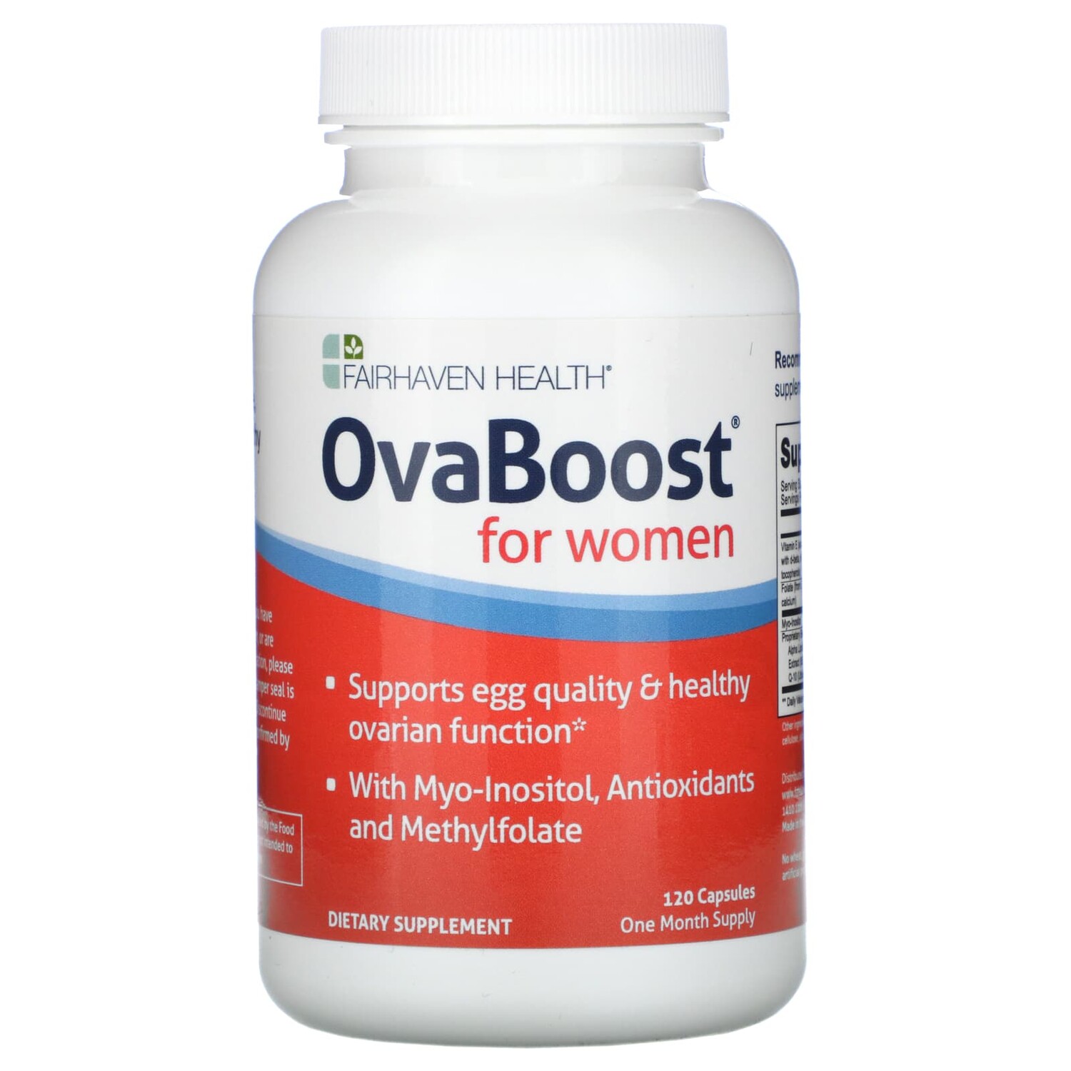 

OvaBoost для женского здоровья, 120 капсул, Fairhaven Health
