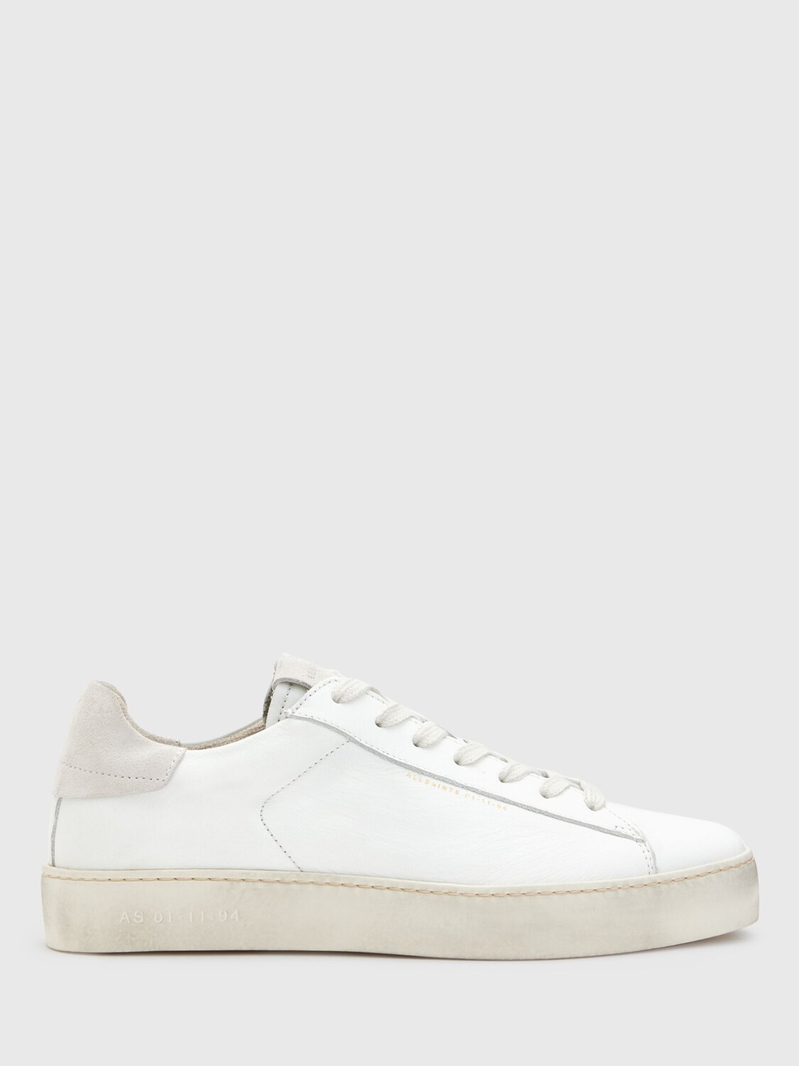 

AllSaints Shana Кожаные кроссовки на шнуровке, белые