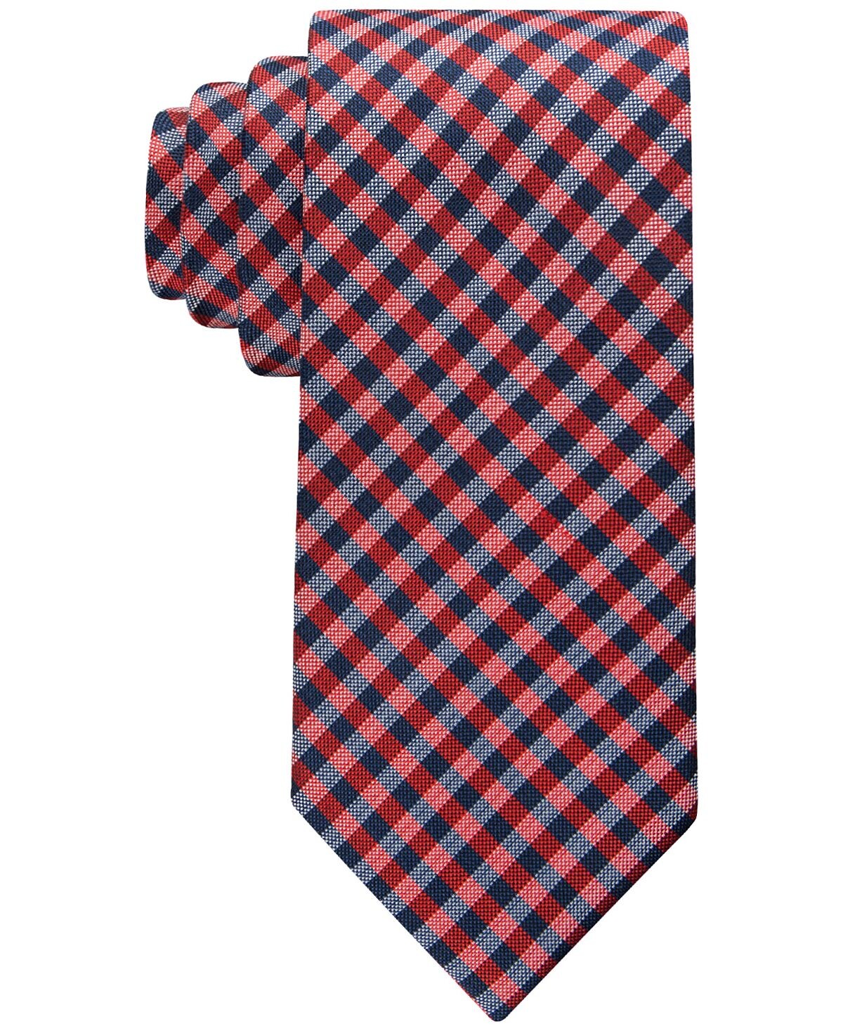 

Мужской праздничный галстук в мелкую клетку Tommy Hilfiger