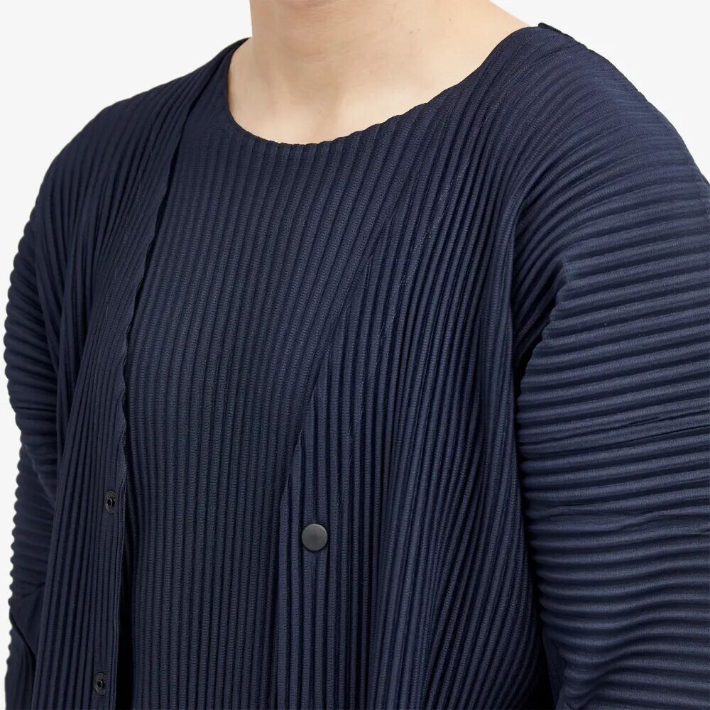 

Homme Plissé Issey Miyake Плиссированный кардиган, синий