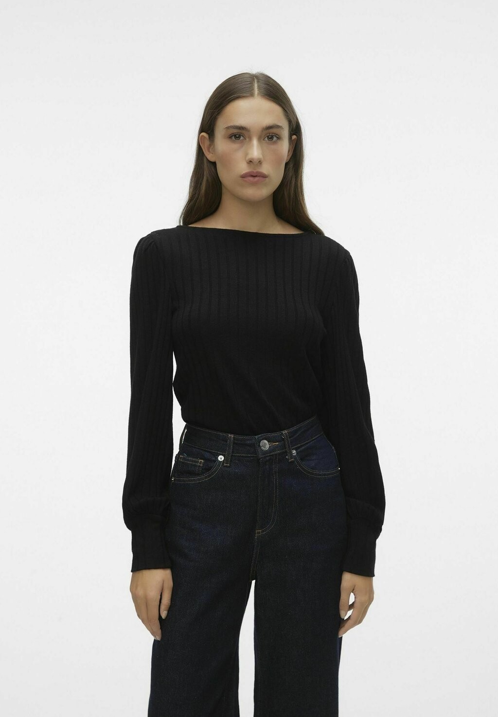 

Футболка с длинным рукавом Rose Vero Moda, черный