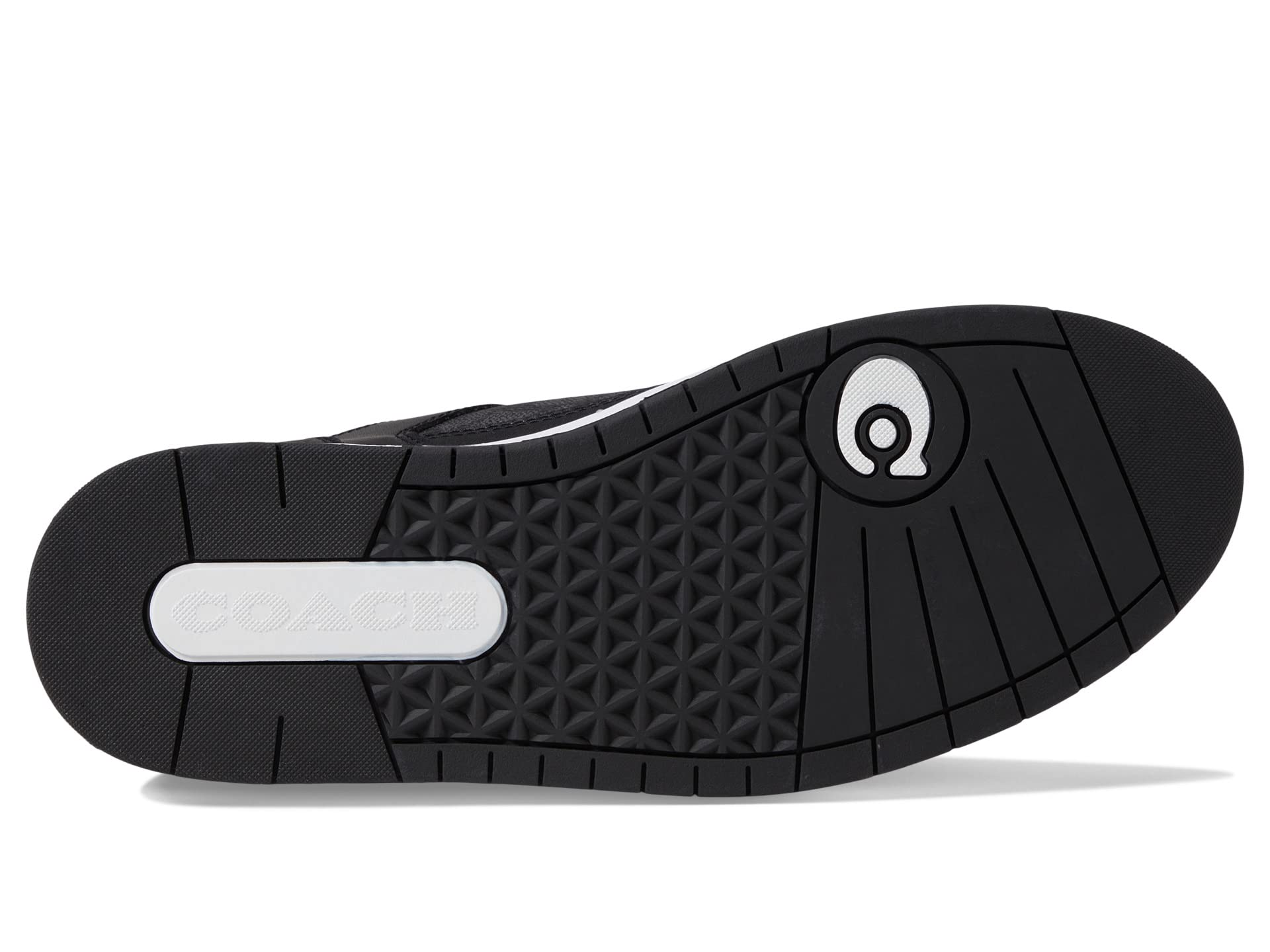 Кроссовки COACH C201 Signature Sneaker, черный кроссовки coach c201 signature цвет optic white