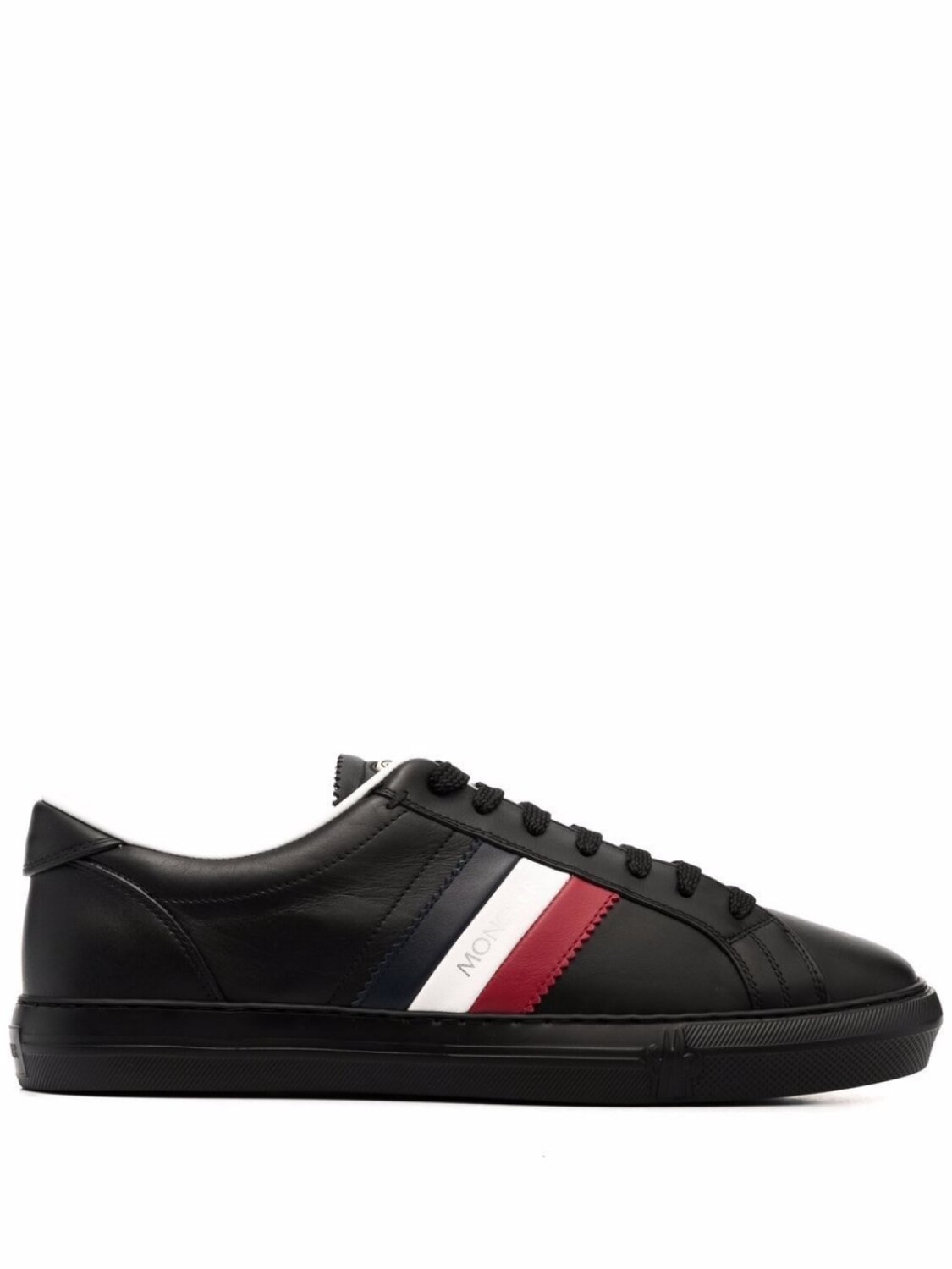 

Moncler кеды с логотипом, черный