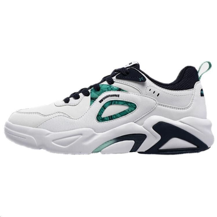 

Кроссовки XTEP Skateboarding Shoes Men Low-top White/Green, зеленый