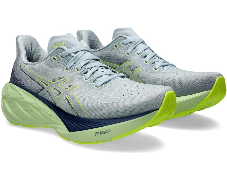 

Кроссовки ASICS Novablast 4, цвет Cool Grey/Blue Expanse