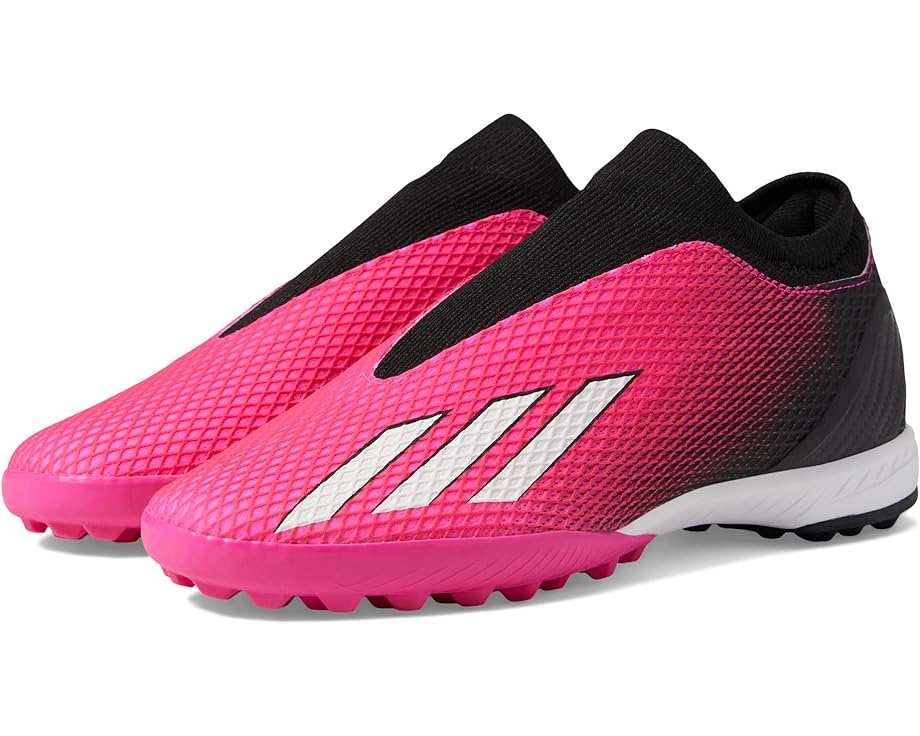 Кроссовки Adidas X Speedportal.3 Laceless Turf, цвет Team Shock Pink/Zero Metallic/Black