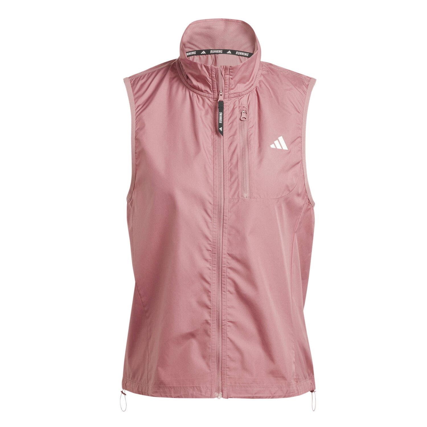 

Беговой жилет владеет бегом Adidas Performance, розовый