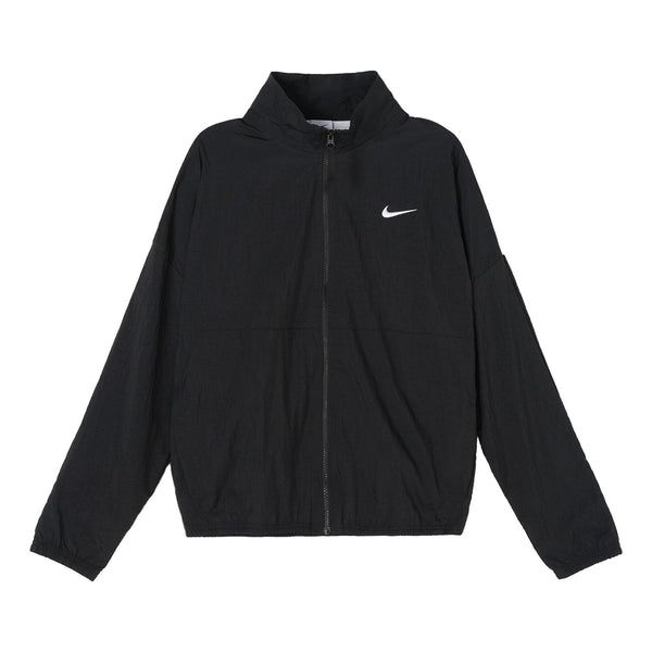 цена Куртка Nike Back Contrasting Colors Large Logo Basketball Sports Jacket Black, черный