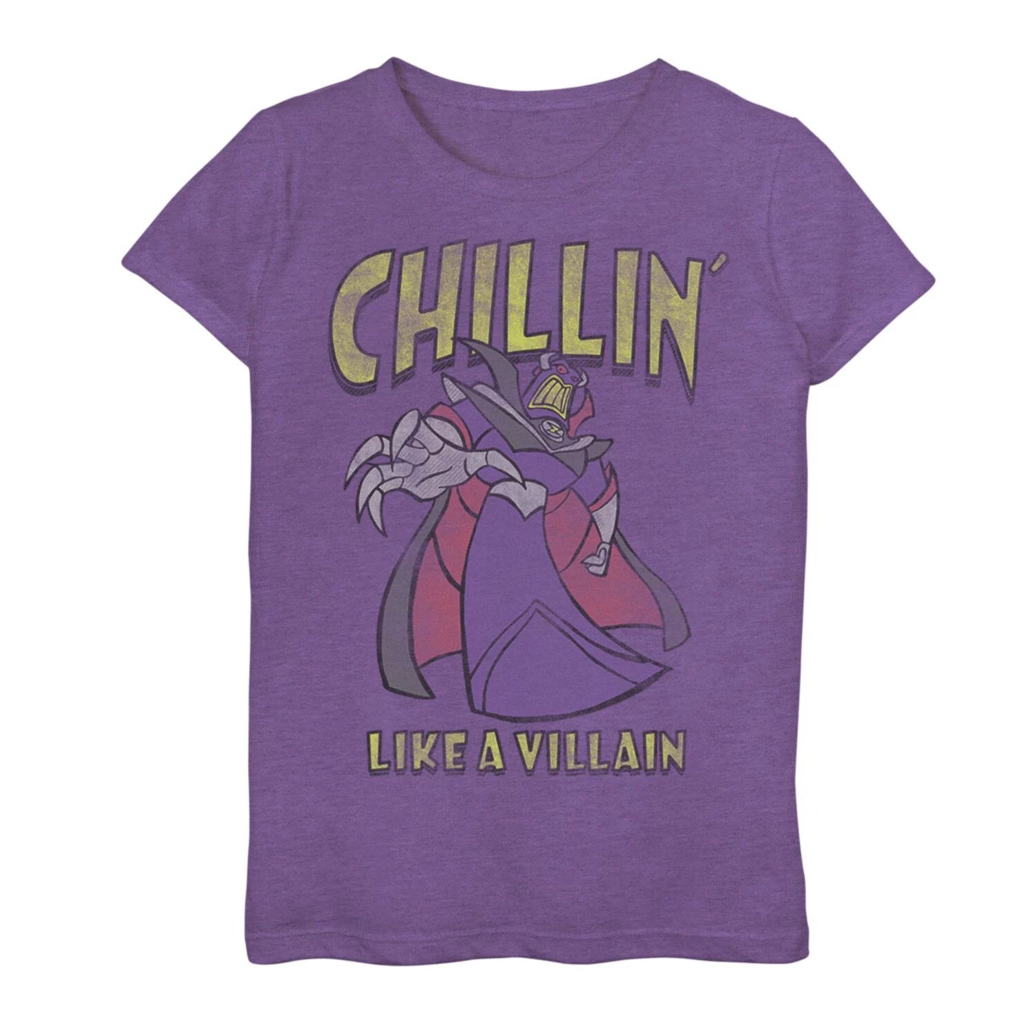 

Футболка с рисунком «История игрушек» Disney/Pixar для девочек 7–16 лет Zurg Chillin' Villain Disney / Pixar