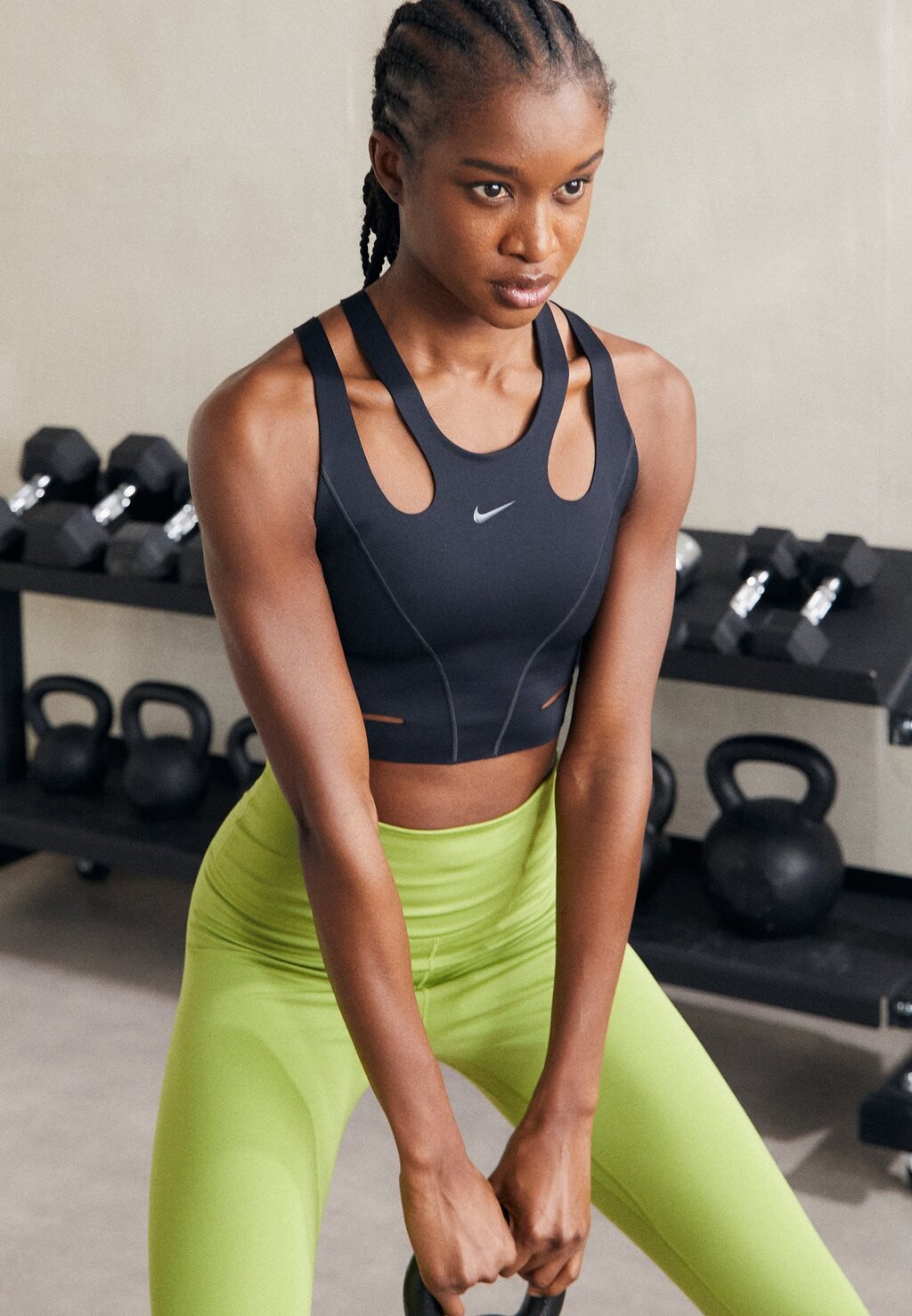 

Спортивный бюстгальтер с сильной поддержкой CITY READY Nike, цвет black