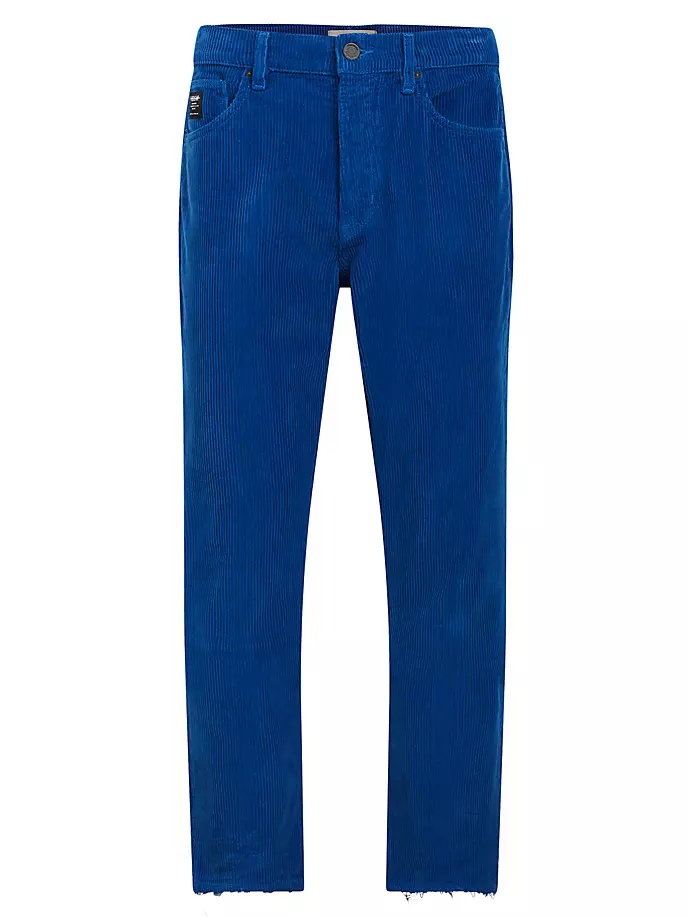 

Вельветовые брюки прямого кроя Reese Hudson Jeans, синий
