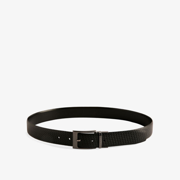

Ремень waide из фактурной кожи Ted Baker, черный