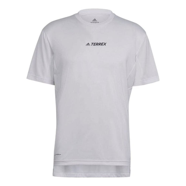 Футболка Men's adidas Solid Color Logo Round Neck Pullover Short Sleeve White T-Shirt, мультиколор