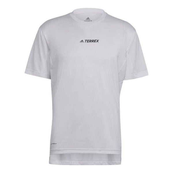 

Футболка Men's adidas Solid Color Logo Round Neck Pullover Short Sleeve White T-Shirt, мультиколор