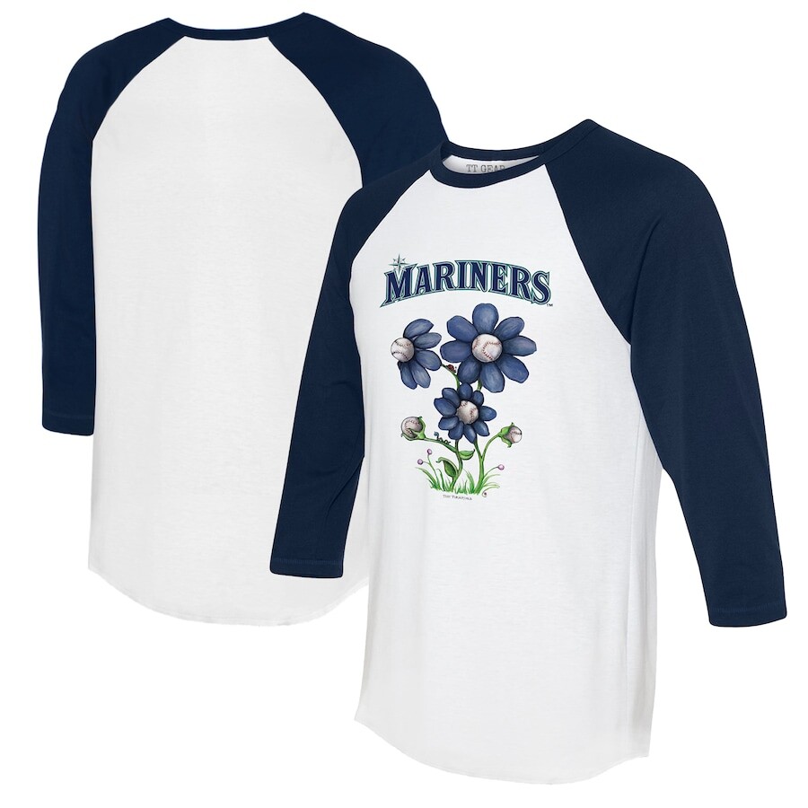 

Футболка с длинным рукавом Tiny Turnip Seattle Mariners, белый