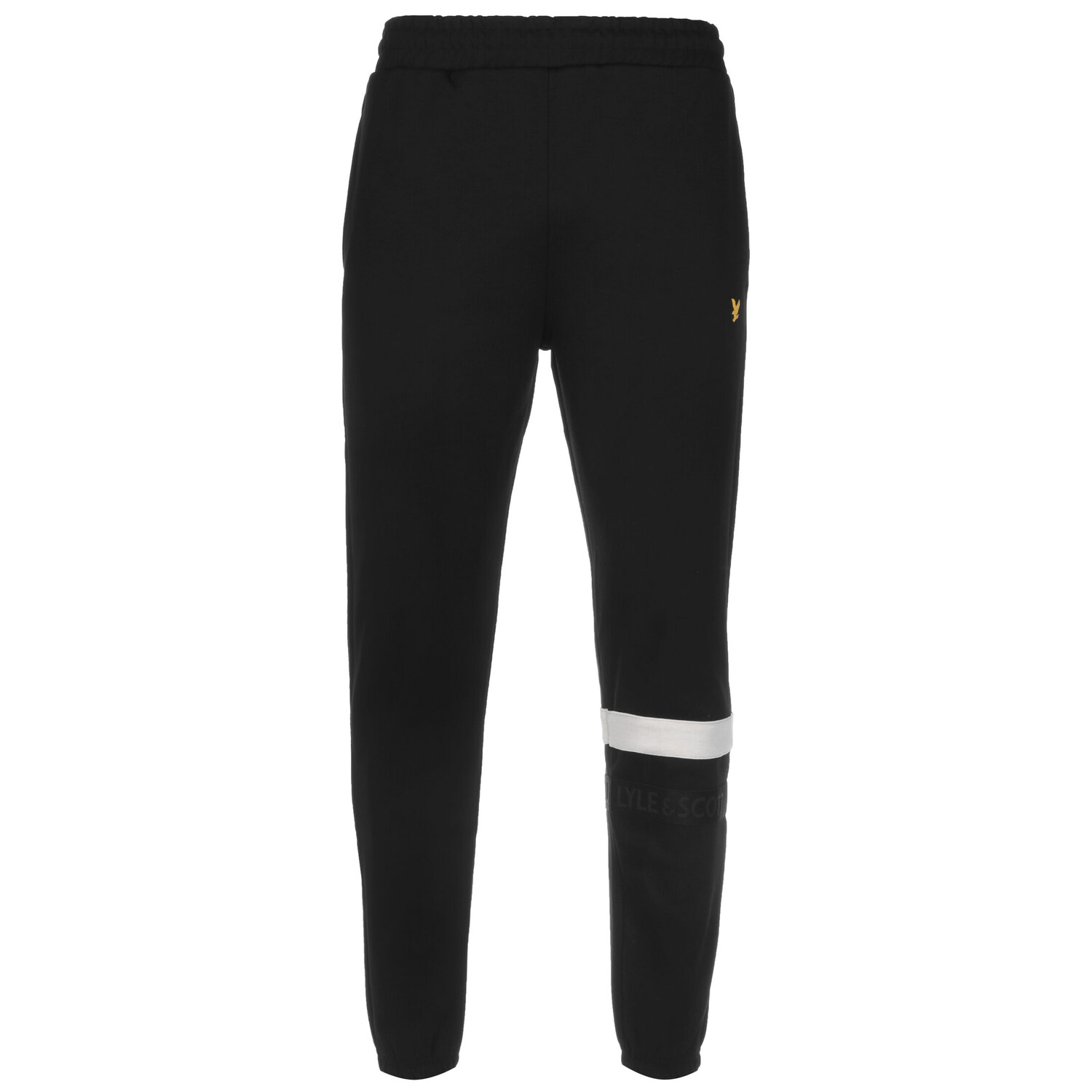 

Брюки Lyle & Scott Trainingshose Stripe Sweat Trackies, черный