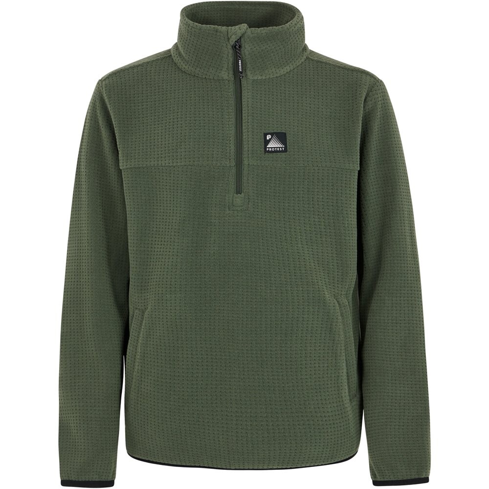 

Толстовка на молнии Protest Prtdios 1/4 Zip, зеленый