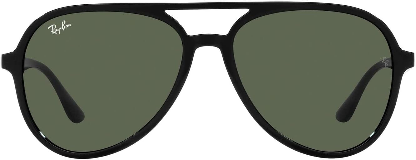 

Солнцезащитные очки 57 mm 0RB4376 Ray-Ban, цвет Black/Dark Green