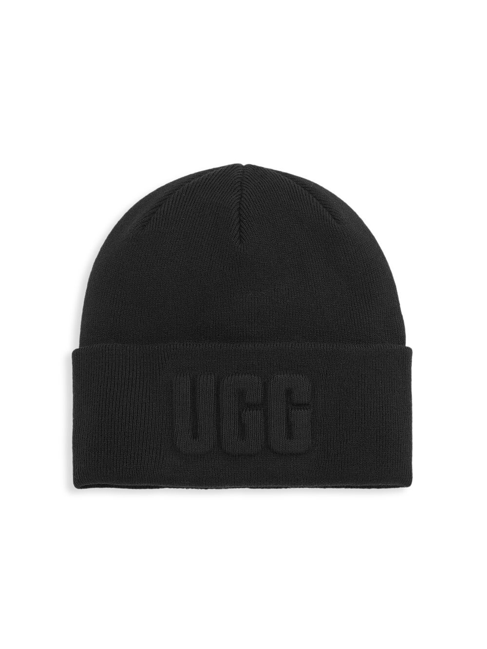 

Вязаная шапка с 3D-логотипом UGG, черный