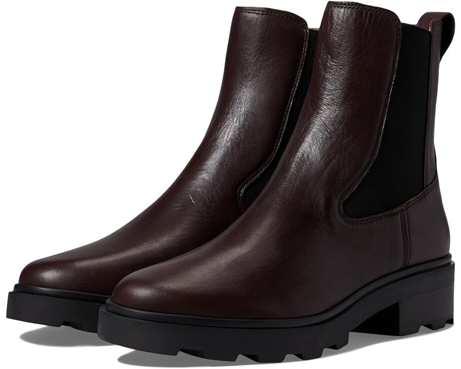 

Ботинки Madewell The Wyckoff Chelsea Lugsole in Leather, цвет Chocolate Raisin