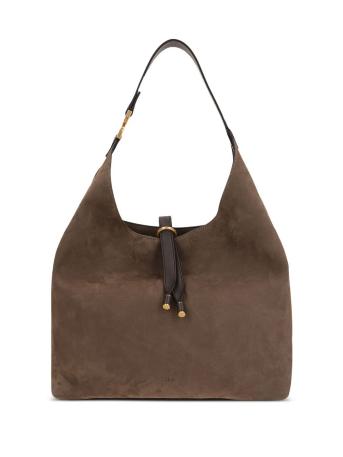 

Chloé сумка на плечо Marcie, коричневый