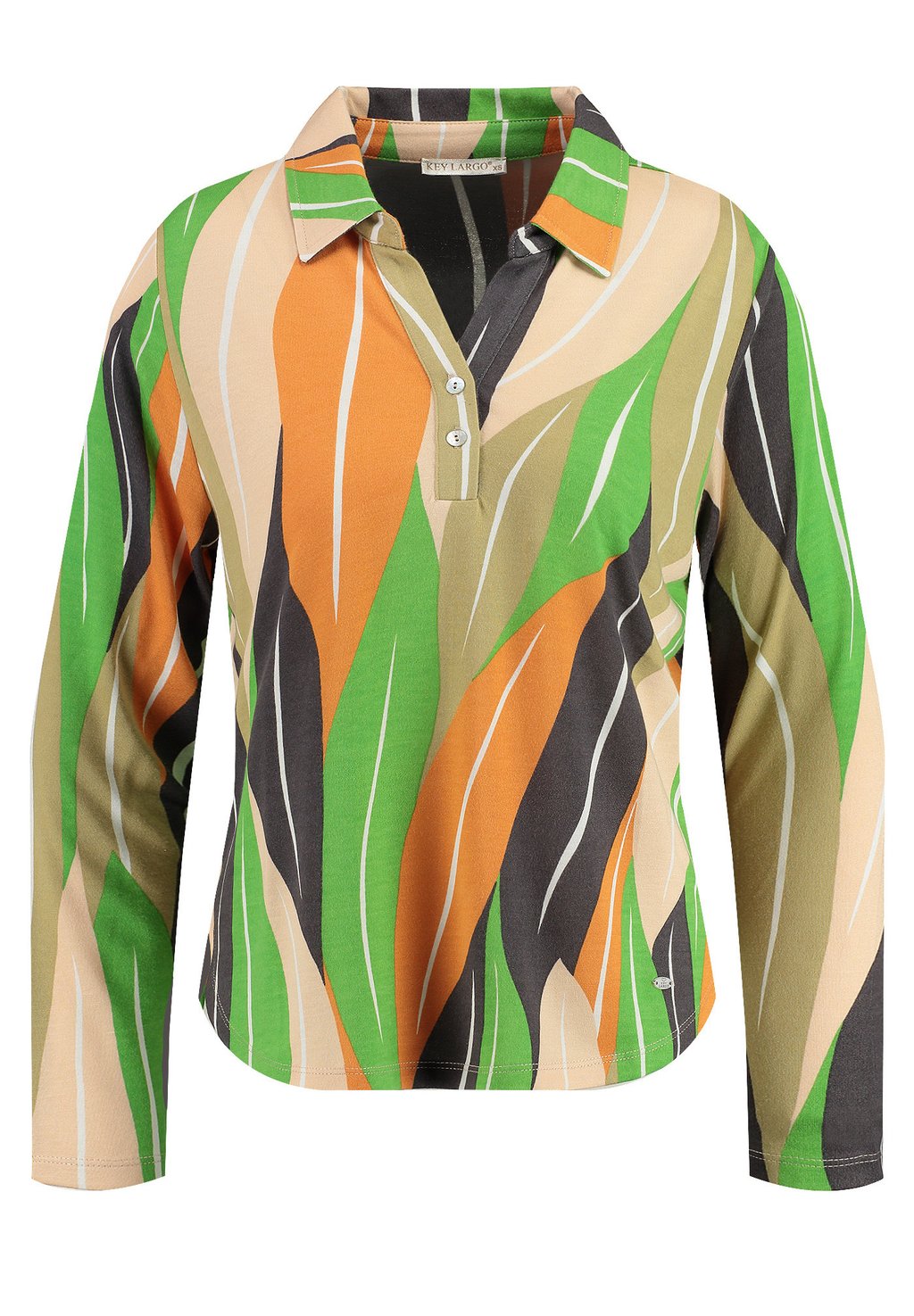 Рубашка-поло WB TRAIL VNECK Key Largo, цвет green