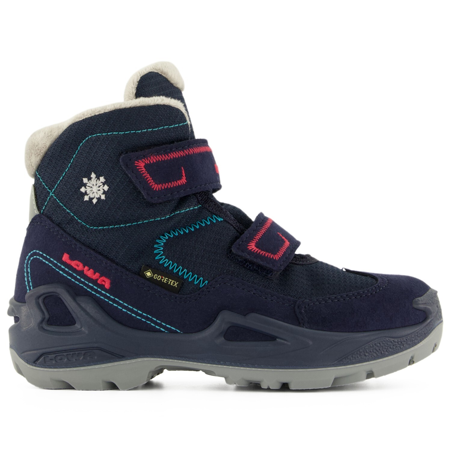 

Зимние ботинки Lowa Kid's Milo GTX MID, цвет Navy/Magenta