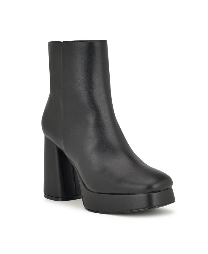 

Женские ботильоны Velo на расклешенном каблуке и платформе Nine West, черный