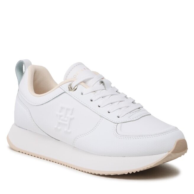 

Кроссовки Tommy Hilfiger CasualLeather Runner, белый