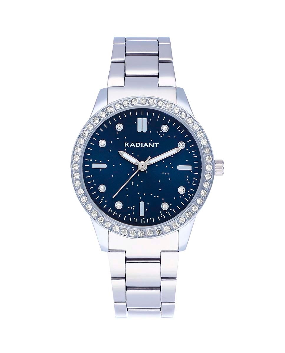 Женские часы Universe RA596201 со стальным и серебряным ремешком Radiant, серебро