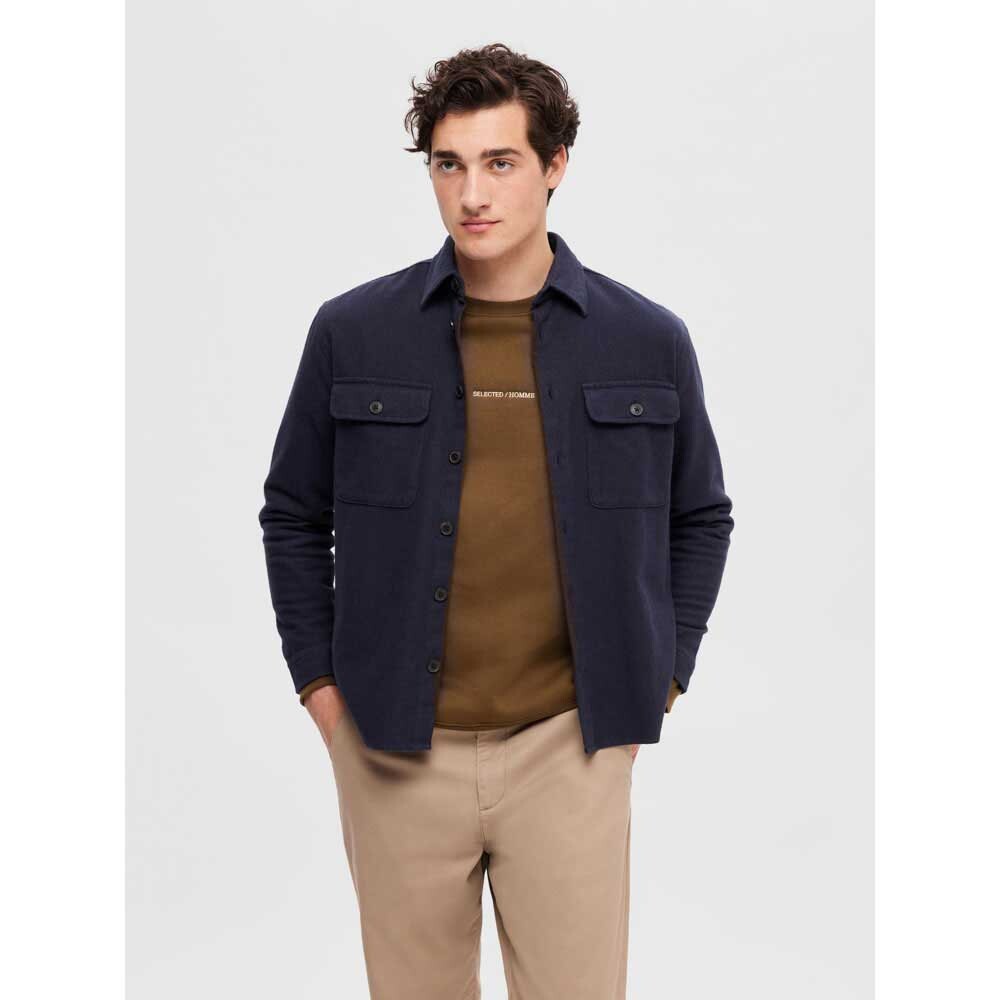 

Рубашка Selected Mason-Twill, синий