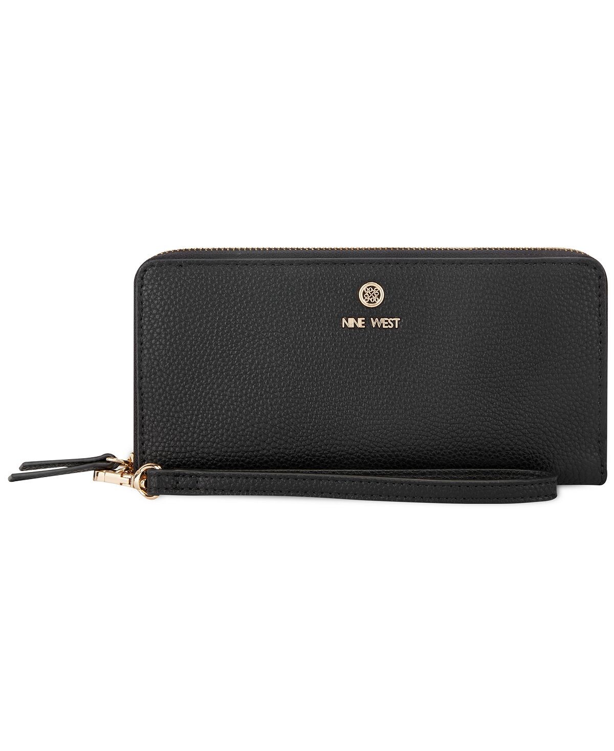 

Кошелек Linnette на молнии вокруг браслета Nine West, черный