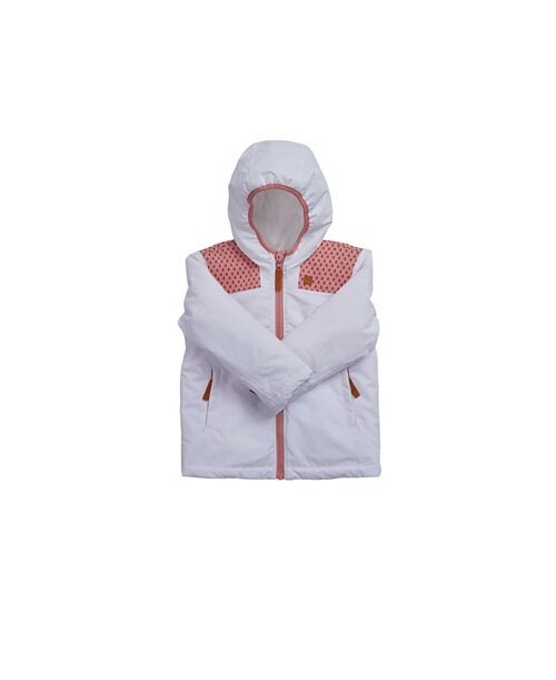 

Красная утепленная водонепроницаемая зимняя лыжная куртка Mini Skier New England для девочек Northern Classics, цвет White