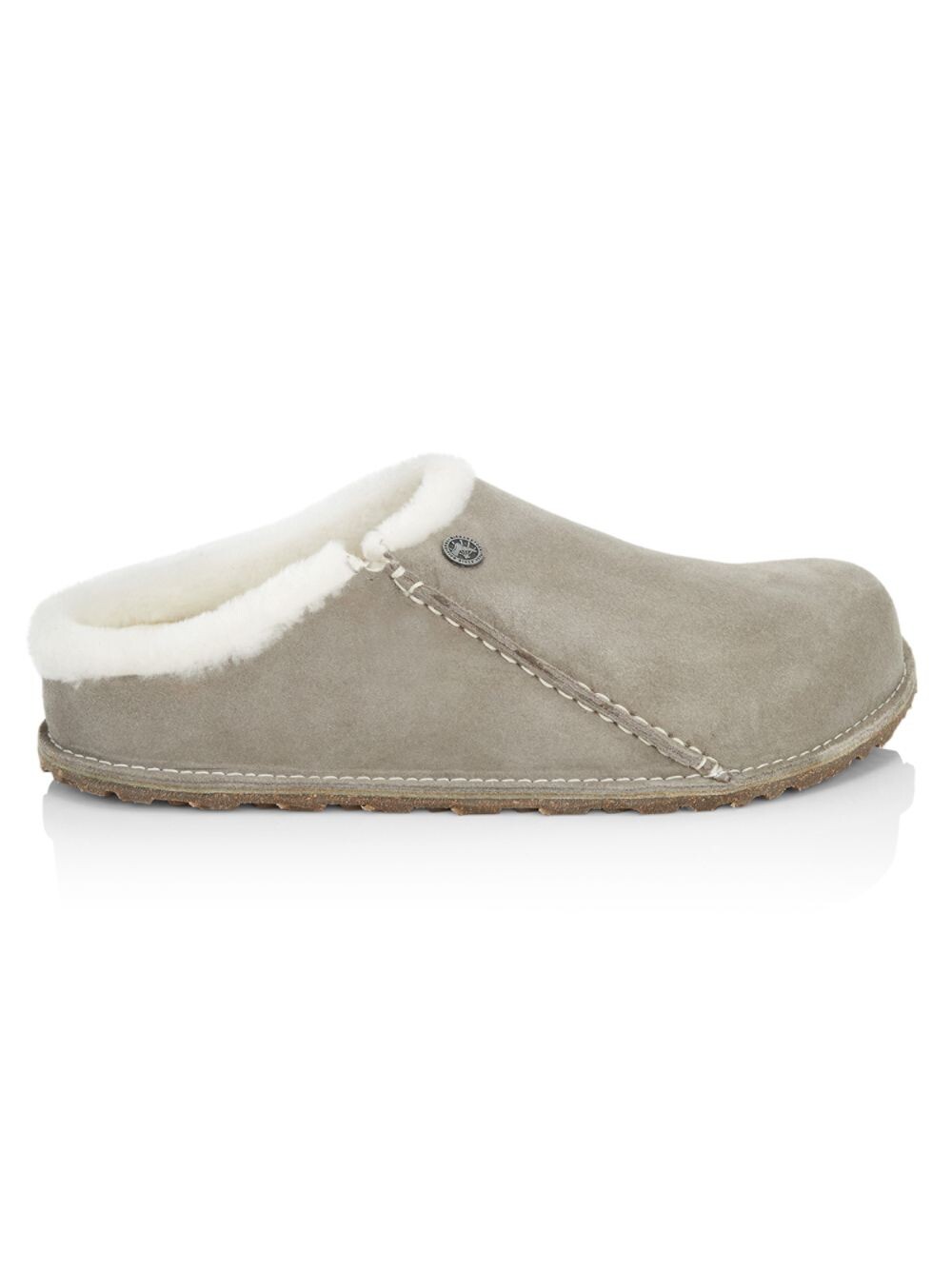

Кожаные замшевые туфли Zermatt Birkenstock, серый