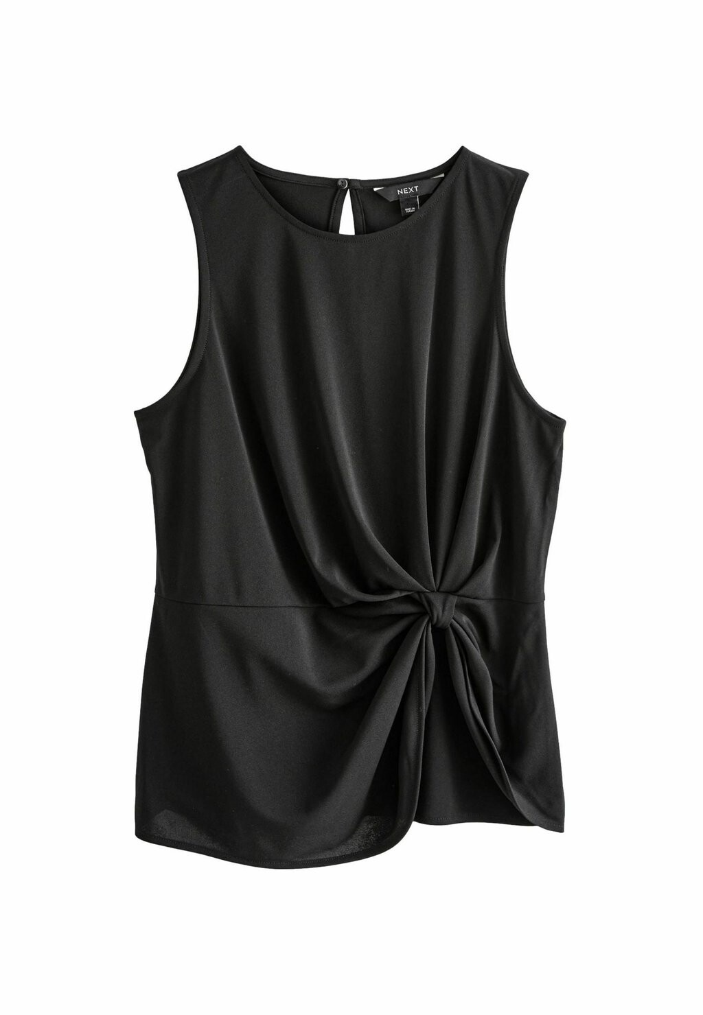 

REGULAR FIT Bow Detail Sleeveless . Next, Топ черный