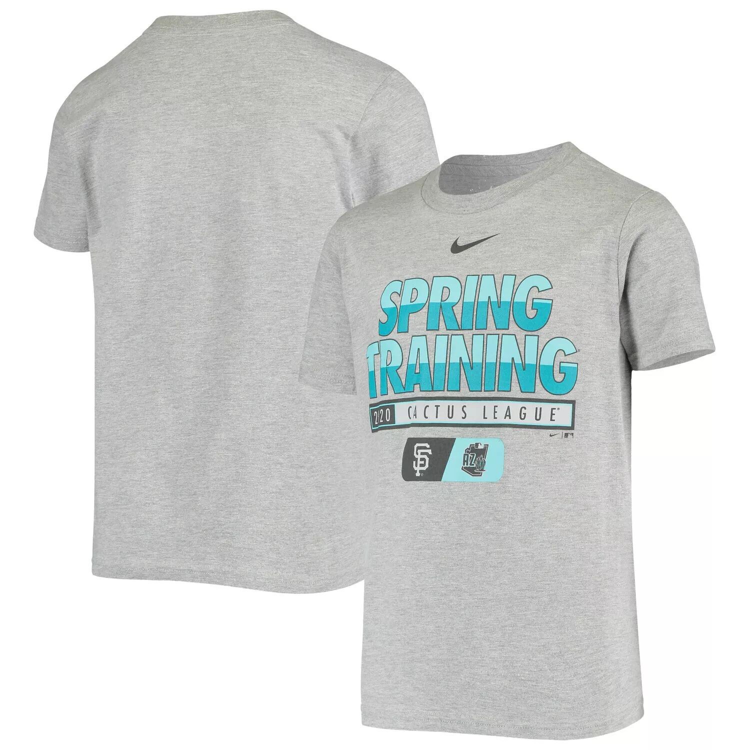 

Серая молодежная футболка Nike San Francisco Giants Spring Training Club Nike